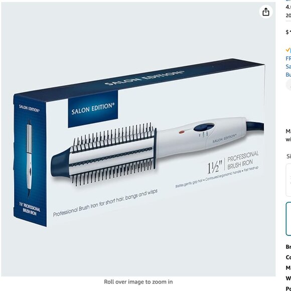 NEW! Salon Edition Professonal Brush Iron (1 1/2") - Picture 5 of 6